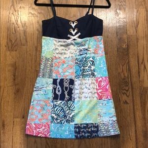 Lilly Pulitzer bright nautical dress